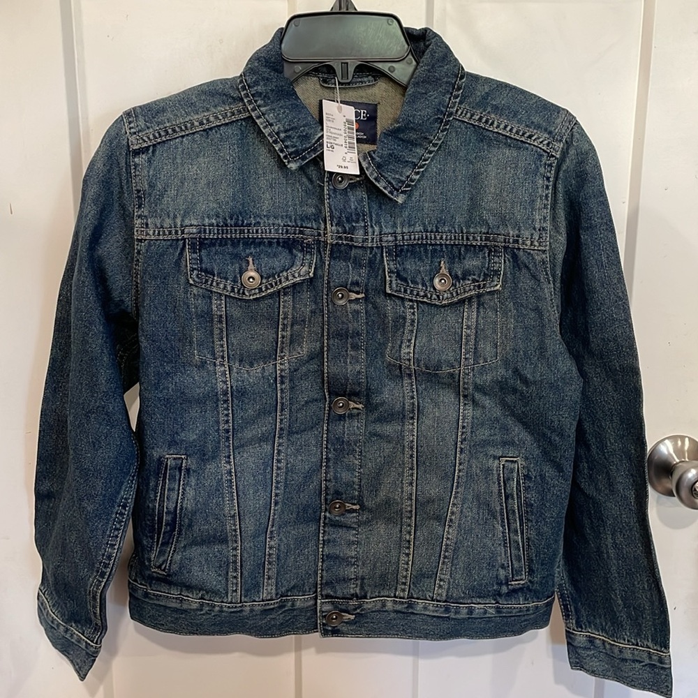 NEW w/tag The Children’s Place Unisex Denim Jean Jacket Button Up